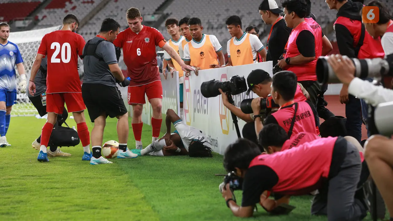 Ronaldo Kwateh - Timnas Lebanon U-22 vs Timnas Indonesia U-22