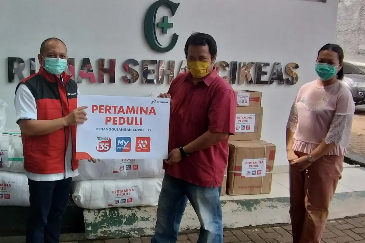 Pertamina Peduli Salurkan APD ke Sejumlah Faskes di Kabupaten Bogor