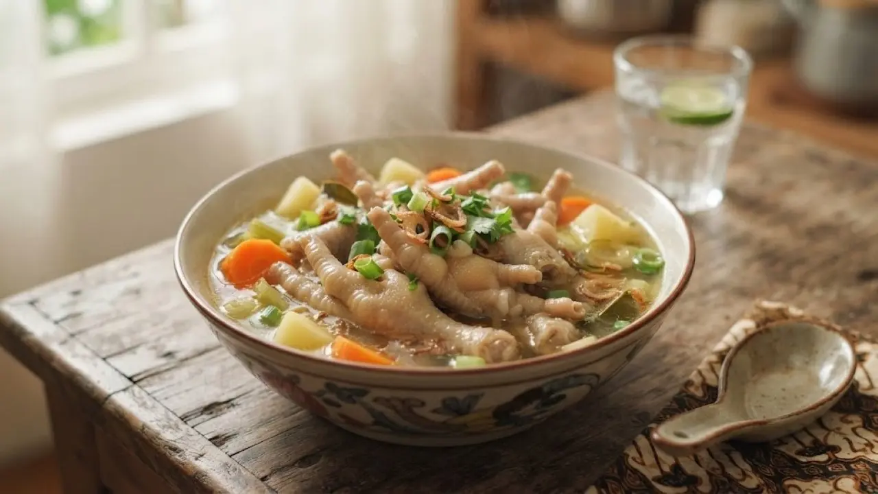 Cara Masak Sop Ceker Ayam yang Enak
