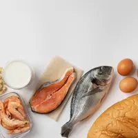 Ilustrasi Daging Ikan Telur Protein / by freepik