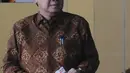 Menteri Dalam Negeri Tjahjo Kumolo seusai menjalani pemeriksaan di Gedung KPK, Jakarta, Jumat (25/1). Tjahjo Kumolo dimintai keterangan untuk melengkapi berkas penyidikan Bupati nonaktif Bekasi Neneng Hasanah Yasin (NHY). (Liputan6.com/Herman Zakharia)