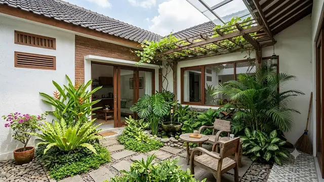 Pocket Courtyard yang Cocok untuk Rumah Tipe 36