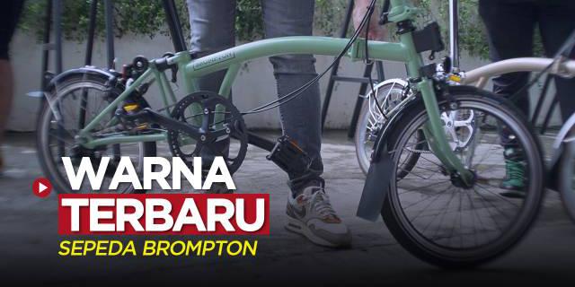 VIDEO: Sepeda Lipat Ternama Asal Inggris Luncurkan Warna Produk Matcha Green