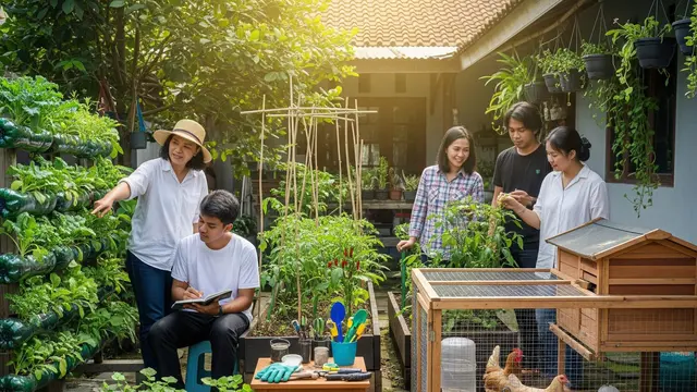 Kiat Hasilkan Uang dari Rumah Lewat Berkebun & Beternak