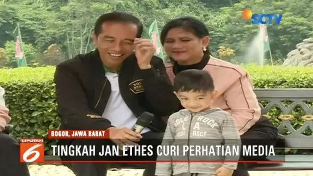 Menghabisi akhir pekan bersama keluarga jadi momen langka bagi Presiden Jokowi.