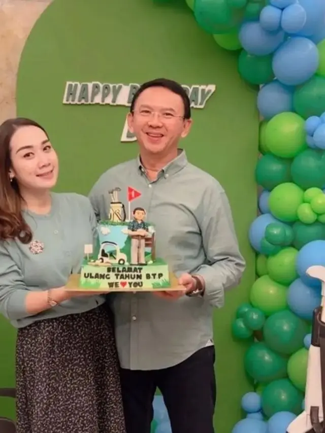 7 Momen Ulang Tahun Ahok ke-56 , Dirayakan Romantis dengan Istri