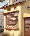 Ilustrasi Model Rumah yang Sekalian Buat Tempat Usaha (Sumber Gambar: Meta AI)