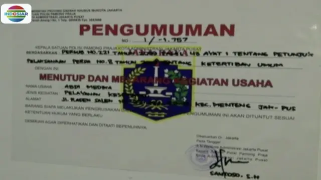 Tak Diakui IDI, Klinik Ilegal di Cikini Ditutup Pemerintah