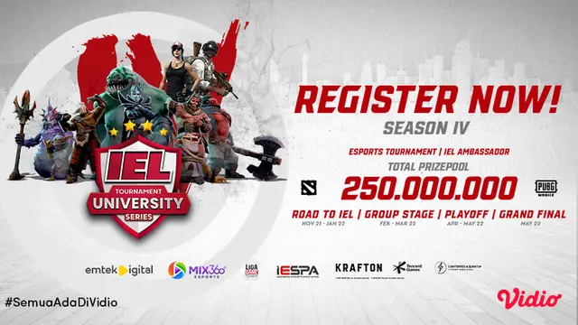 Saksikan Gelaran IEL University Season 4 Eksklusif Hanya di Vidio