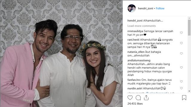Anaknya Tunangan, Ayah Ammar Zoni Langsung Anggap Irish ...