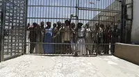 Penjara di Kota Taiz, Yaman. (Reuters/Khaled Abdullah)  