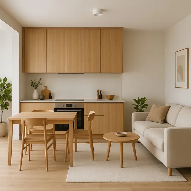 Desain Dapur Mungil Terbuka (Image by ChatGPT)