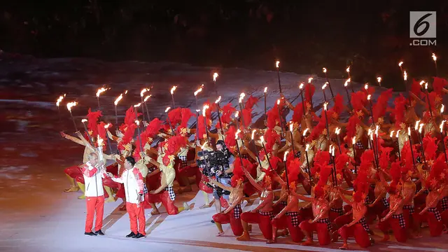 Detik-Detik Para Atlet Legendaris Nyalakan Obor Asian Games 2018