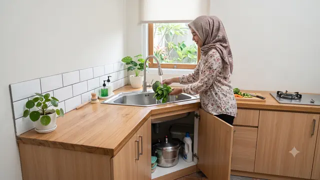 Area Cuci Piring untuk Dapur Type 36