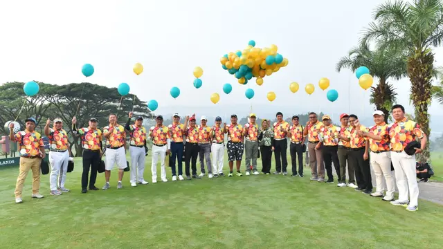 Para peserta turnamen Golf EGT 2022