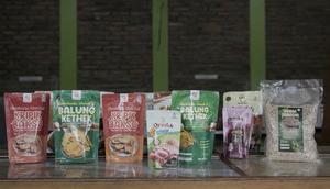 Jajaran produk dari Iswara Food. (istimewa)