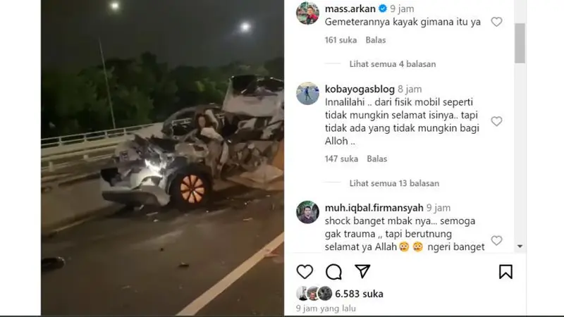 Mobil Listrik BinguoEV Kecelakaan Hancur Tapi Pengemudi Selamat, Ini Kata Wuling (ist)