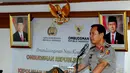 Pada kesempatan yang sama, Jenderal Sutarman berharap MoU ini dapat mewujudkan pemerintahan yang baik, Jakarta, (9/9/14). (Liputan6.com/Andrian M Tunay)