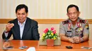 Kapolda Metro Jaya Irjen Tito Karnavian dan Wakil Sekjen MUI Amirsyah Tambunan melakukan pertemuan di Polda Metro Jaya, Jakarta, Selasa (7/7/2015). Pertemuan itu membahas Sahur On The Road (SOTR) yang akhir-akhir ini meresahkan (Liputan6.com/Yoppy Renato)