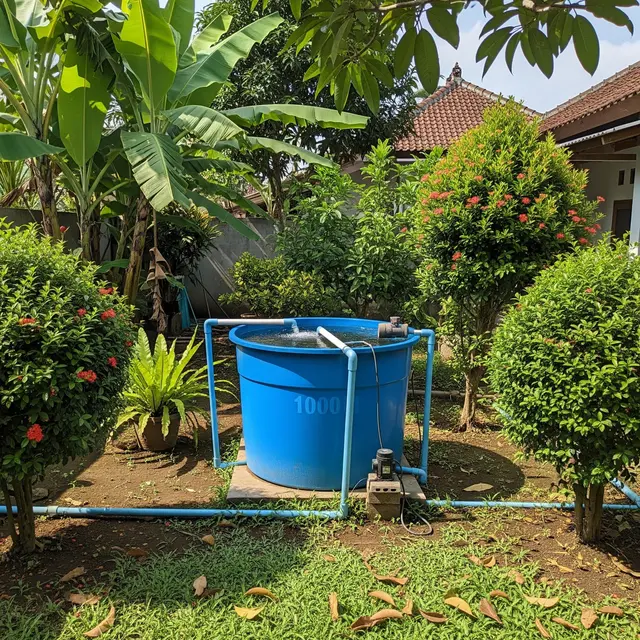 Cara Ternak Gurame di Toren Air Kapasitas 1000 Liter (AI)
