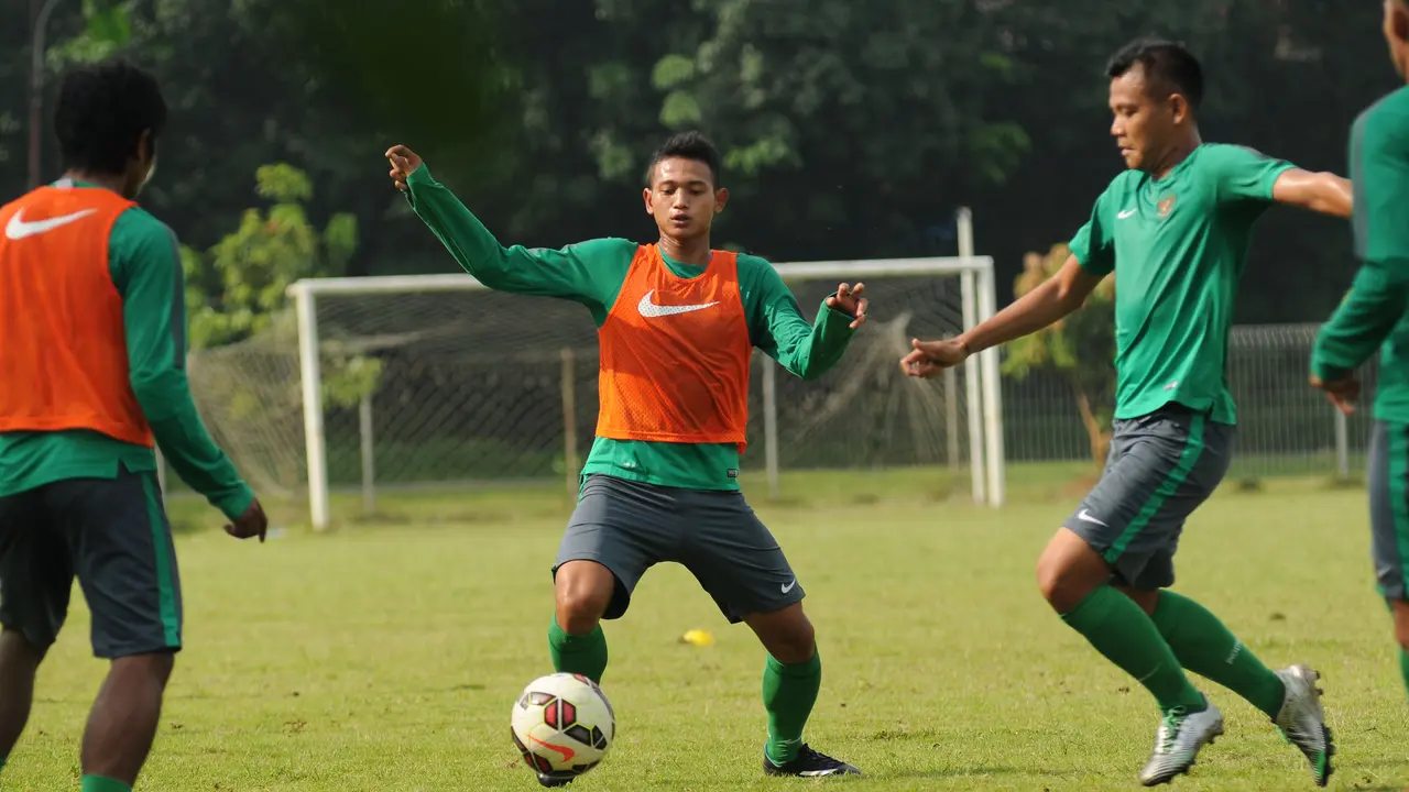 Intip, Latihan Akhir Garuda Muda Jelang Kualifikasi Grup H Piala Asia 2016