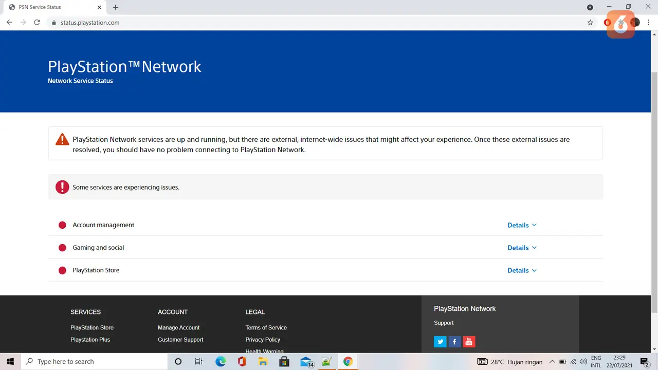 PSN down