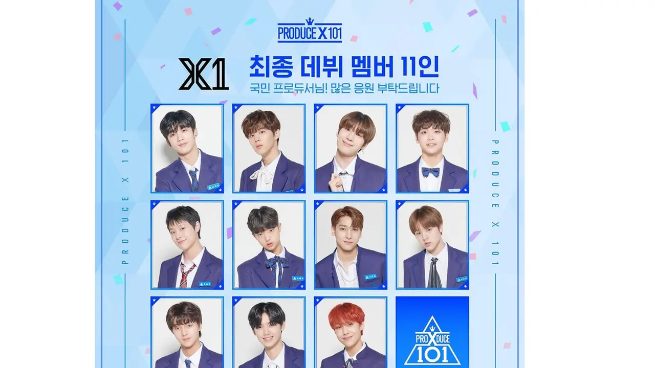 Para pemenang Produce X 101 (Instagram/ produce_x_101)