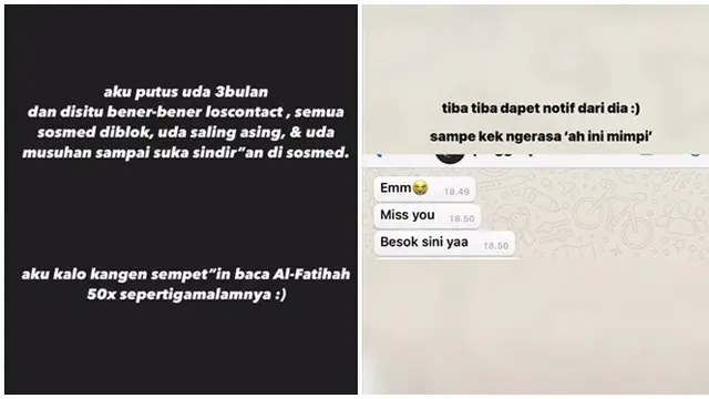 Pernah Saling Sindir, Kisah Wanita yang Balikan dengan Mantannya Ini Bikin Baper