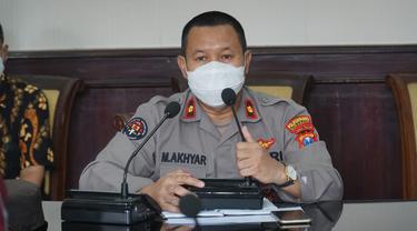 Kepala Bagian Humas Polrestabes Surabaya Kompol M Akhyar. (Dian Kurniawan/Liputan6.com)