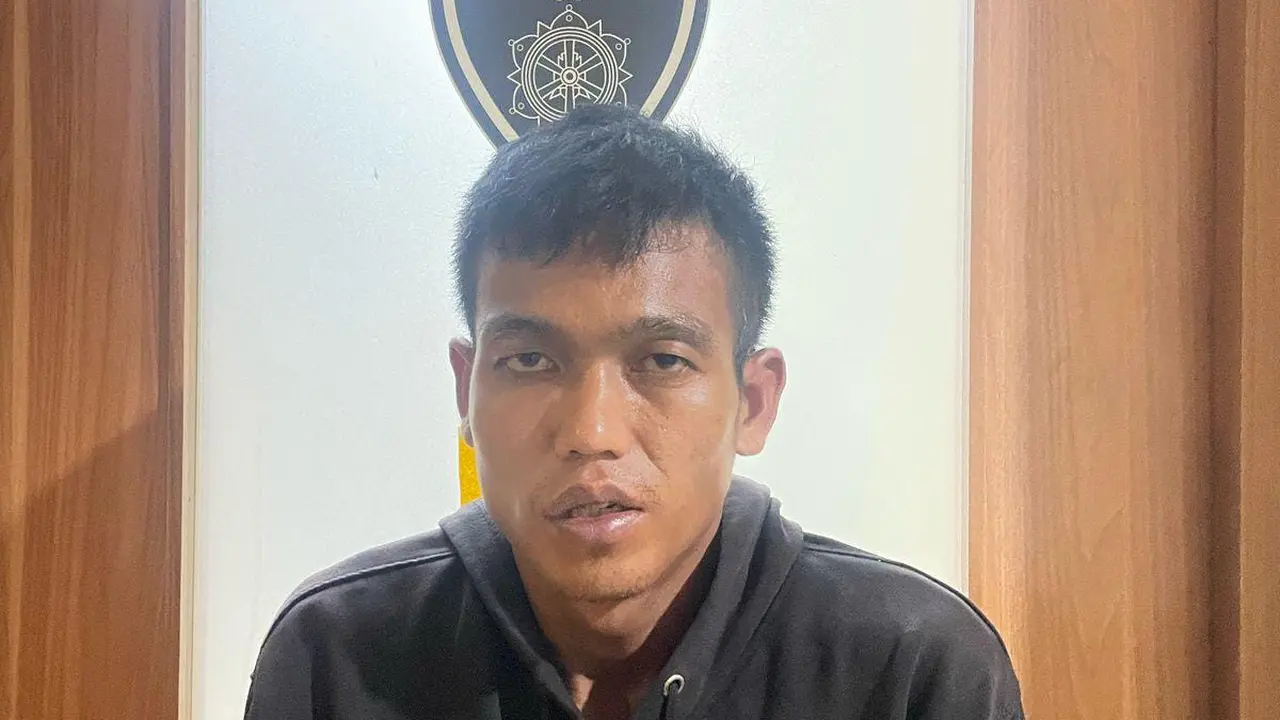 AI (29), pria yang belakangan yang jadi sorotan karena tindakan brutalnya malak pejalan kaki di Tanah Abang (dokumentasi Jatanras Polda Metro Jaya)