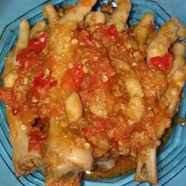 Resep ceker pedas tulang tunak. (dok. Cookpad @yanie06)