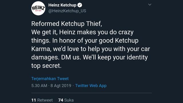 Rasakan Karma Setelah Curi Botol Saus, Orang Ini Kirim Catatan dan Ganti Rugi