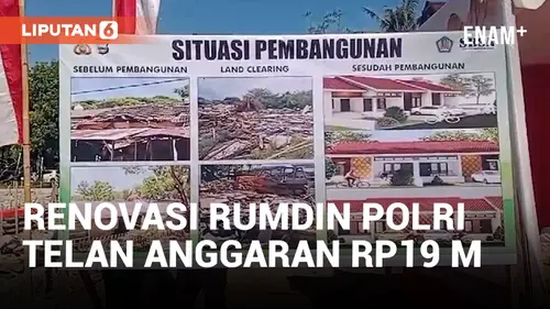 VIDEO: Tak Layak Huni, Polri Anggarkan Rp19 M untuk Renovasi Puluhan Rumah Dinas di Pangkep