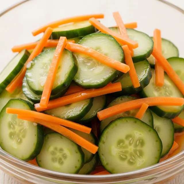 Resep Salad Timun Jepang dan Wortel (Image by Gemini AI)