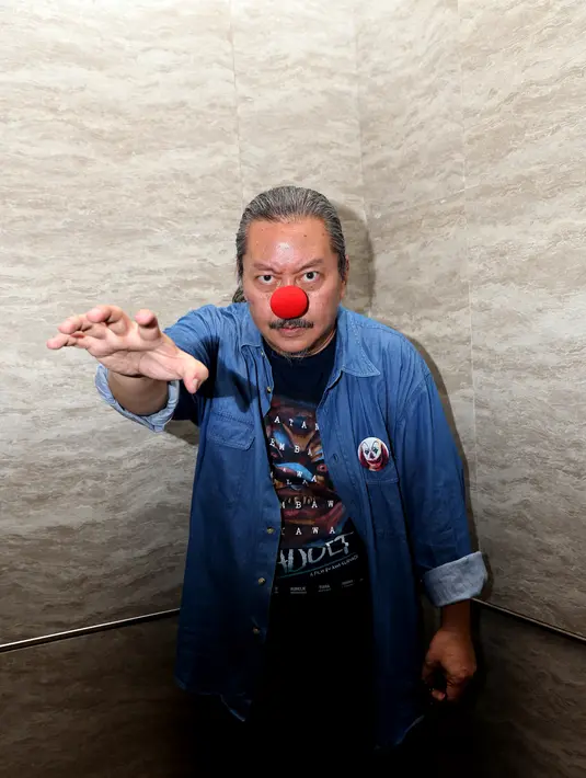 Ronny P. Tjandra menunjukkan bakat aktingnya sebagai seorang aktor di film ‘Badoet’. Kemampuan beraktingnya benar-benar diuji di film terbarunya ini. (Andy Masela/Bintang.com)