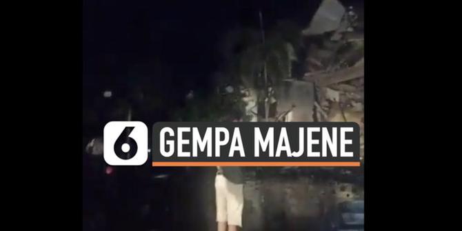 VIDEO: Kantor Gubernur Sulbar Hancur Diguncang Gempa Majene Magnitudo 6,2