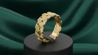 7 Model Cincin Emas London Belah Rotan, Elegan Klasik yang Tak Lekang oleh Waktu