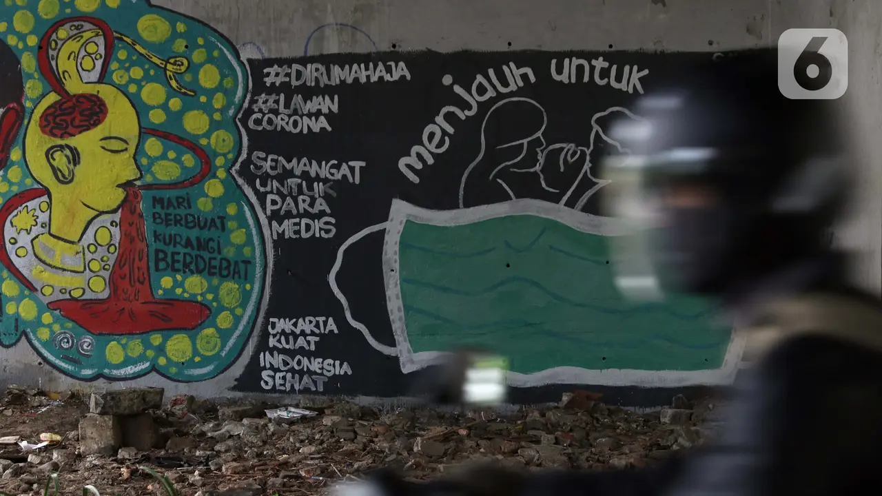 Pesan Waspada COVID-19 Lewat Goresan Mural