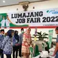 Wakil Bupati Lumajang Indah Amperawati  tinjau Job Fair 2022 (Istimewa)