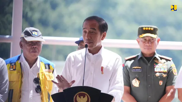 Resmikan Bendungan Ameroro Senilai Rp 1,5 Triliun, Jokowi Harap Manfaatnya Jauh Lebih Besar