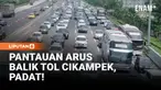 Arus balik Lebaran di ruas Tol Cikampek, Karawang, Jawa Barat, pada Selasa mengalami kepadatan signifikan menuju Jakarta. Ribuan kendaraan pribadi dari arah Tol Cipali, Jawa Tengah, serta Tol Purbaleunyi, Bandung, memadati jalur utama setelah masyara...
