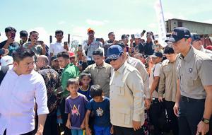 Presiden Prabowo Subianto di Kabupaten Tapanuli Selatan, Sumatra Utara  (Biropers)