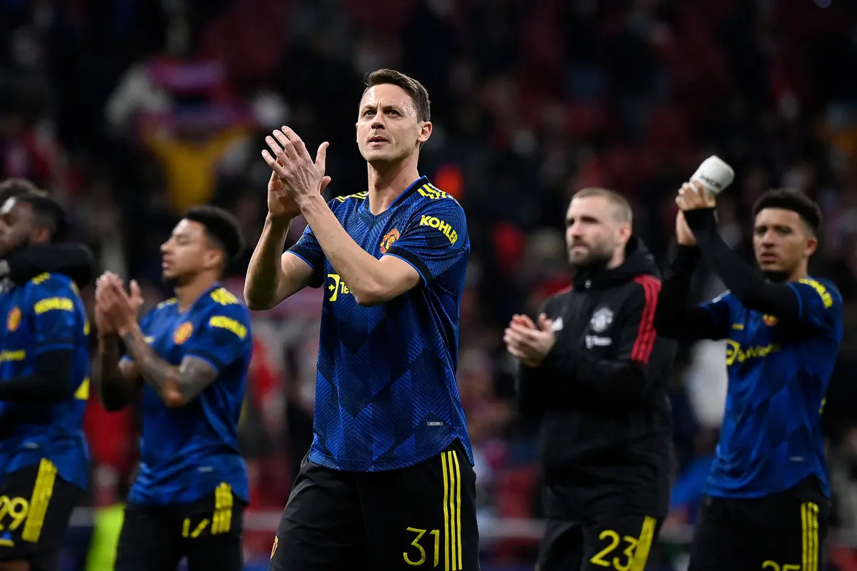 Foto: Manchester United Imbangi Atletico Madrid di Babak 16 Besar Liga Champions Lewat Gol Anthony Elanga