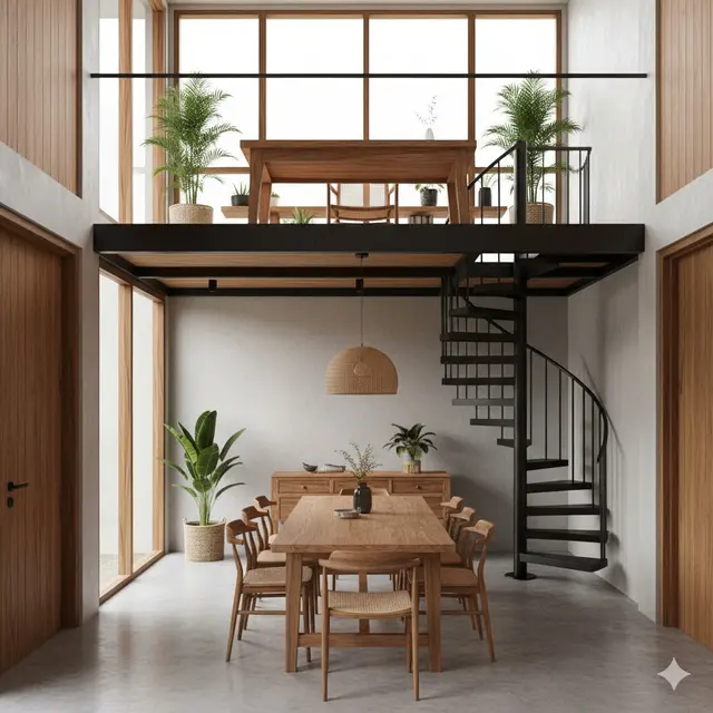 Model Rumah Mezzanine