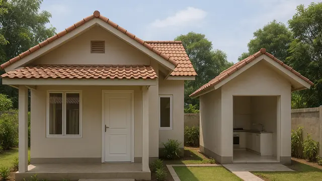 7 Desain Rumah Sederhana di Desa dengan Dapur Terpisah, Nyaman dan Fungsional