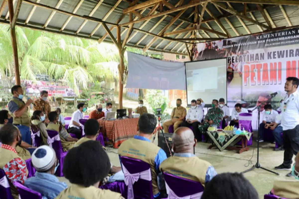 Dorong Pertanian Papua Barat Unggul, Kementan Gelar Pelatihan Kewirausahaan Petani Milenial