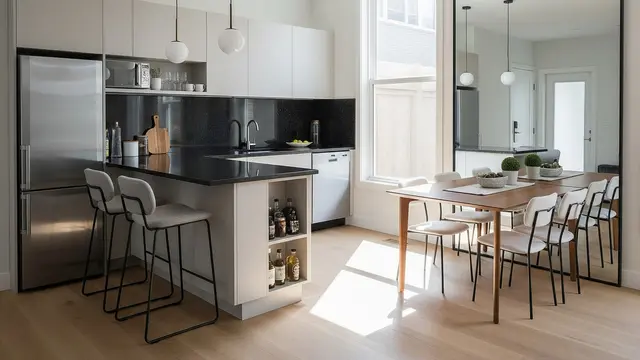 Model Rumah Mungil Tapi Punya Dapur dan Ruang Makan Lega