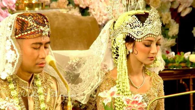 Vidi Aldiano dan Sheila Dara menggelar acara pernikahan pada Sabtu (15/1/2022). (YouTube Vidi Aldiano)