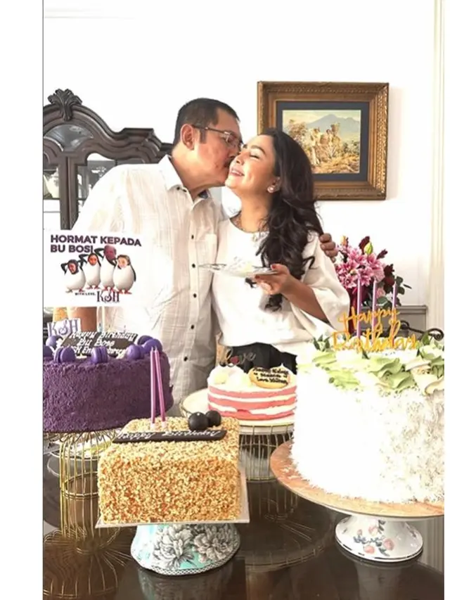 6 Momen Ultah Mayangsari ke-52, Rayakan Bersama Bambang Trihatmodjo di Rumah