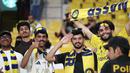 Hasil tersebut membuat Al-Nassr kukuh di puncak klasemen Liga Arab Saudi. Mereka tercatat mengoleksi 70 poin atau terpaut enam poin dari Al-Hilal yang belum memainkan laga pekan ke-24nya. (AFP/Fayez Nureldine)